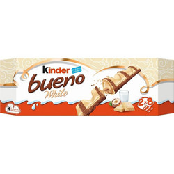 Продуктови Категории Шоколади Kinder bueno бял шоколад  16 бр 312 гр 